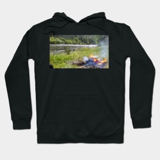 eli camp fire Hoodie